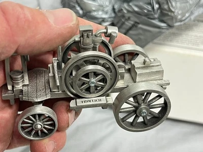 John Deere FROELICH Gas Engine Tractor Pewter Spec-Cast NIB waterloo boy - Image 1 of 4