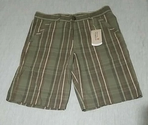 Royal Robbins Chill Out Plaid Shorts Green And Brown Mens Size 38 NEW With Tags - Picture 1 of 14