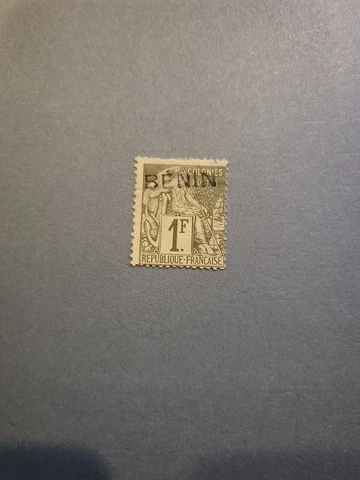Stamps Benin Scott #13 h Cover