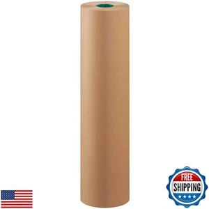 Aviditi Unbleached Butcher Paper Rolls, 36 Inches, Kraft, 1 Roll, FDA Complia - Picture 1 of 1