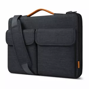 Sacs pour ordinateur portable Inateck 14 pouces avec poignées et bandoulière amovible - Photo 1/8