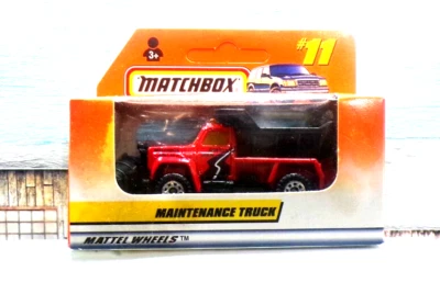 1998 Matchbox 1-75 Big Movers Блок Технического Обслуживания Грузовика 45 Дорожный Экипаж - Изображение 1 из 4