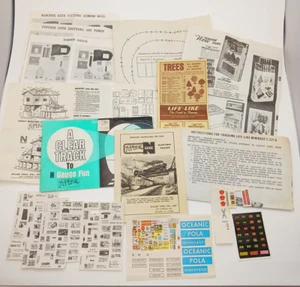 Lot N-Gauge Operating Instructions Atlas Electric Trains, Decal Signs, Brochures - Picture 1 of 11