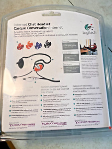 Logitech Internet Chat Headset Behind the Head Multicolored Computer New Sealed