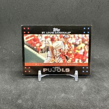 Albert Pujols 2007 Topps St. Louis Cardinals Gold Glove #308