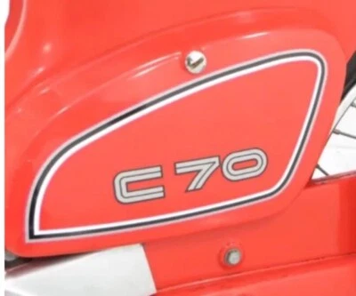 2x Fairing Pin Line Stickers Only  For Honda C70c C90c Super Cub 1982 - 1984 - Image 1 of 4