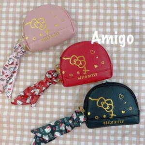 Hello Kitty Mini Coin Bag Cute Special Edition Gift Key Ring Pink Red Black New - Picture 1 of 9