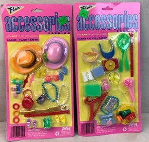 Lot Of 2 Flair Accessories Packs BY TOTSY For 11.5" Doll Barbie 31800 Vintage - Picture 1 of 4