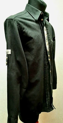 OS Trachten camicia DIRNDL bavarese uomo S tirol ottobrefest maniche lunghe top 22 - Immagine 1 di 4