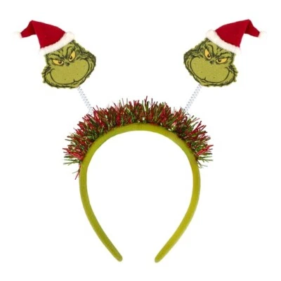 THE GRINCH Grinch Christmas Headband Bopper Adult Santa Novelty Xmas Party Funny Gift