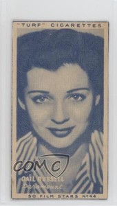1947 Turf Cigarettes Film Stars Gail Russell #44 04dx