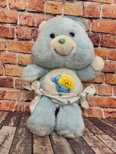 Beautiful vintage care bear rare baby tugs 1983 excellent fluffy clean condition
