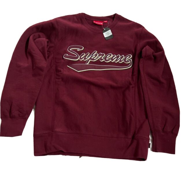 Supreme - 13aw Supreme Champion Script Crewneck Mの+mdscience.in