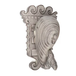 New MACKENZIE CHILDS Metal Aluminum Whale Door Knocker Doorstop Nautical Gingham - Picture 1 of 14
