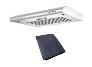 Cookology Visor Cooker Hood 60cm Extractor & Filters - S/Steel VISOR600SS - Picture 1 of 6