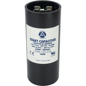 Appli Parts motor start capacitor 145-175 Mfd (microfarads) uF 250 VAC universal - Picture 1 of 8