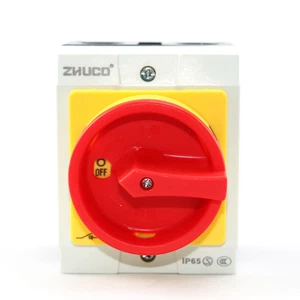 Interruptor de leva de cambio 20A 2 posiciones 3P 4P ON-OFF control giratorio caja impermeable - Imagen 1 de 14