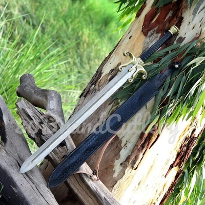 Espada He-Man Hecha a Mano Réplica 1987 Película Hoja de Acero al Carbono Juegos con disfraces Espada  Foto 1 de 4