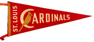 1940s St Louis Cardinals vintage baseball pennant Missouri MO - Picture 1 of 11