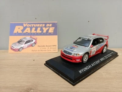 véhicule miniature altaya Ixo  1/43 Hyundai Accent   Rally 2003 - Photo 1/2