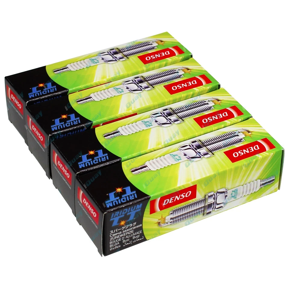 Set of 4 Denso Iridium Spark Plugs for Hyundai Sonata EF 4cyl 2.0L G4JP 1998~00 - image 1 of 1