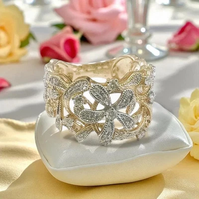 Anillo Flor Effy D'oro con Diamantes en Oro Amarillo y Blanco 14 quilates Foto 1 de 4