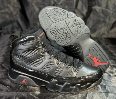 2018 Air Jordan IX 9 Retro "BRED PATENT" 302370-014 Size 9 - Image 1 of 4
