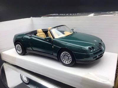 Newray 1/32 ~ Alfa Romeo GTV Spider ~ Green ~ Boxed - Image 1 of 4