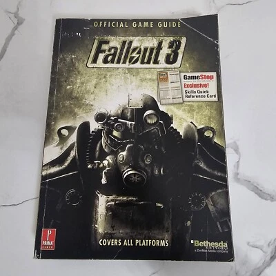 Fallout 3 Official Game Guide 2008 Bethesda All Platforms Without Map poster - Image 1 of 4