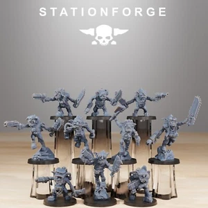 Gobs Jetsters - Stationforge Miniatures - 10 Figure Set 28mm Tabletop 3D Stampa - Bild 1 von 6