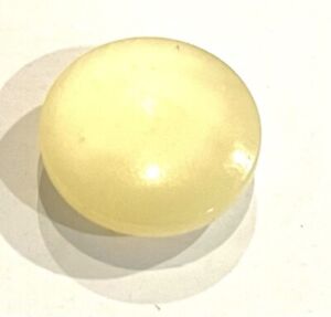 6pcs Round Shank Buttons 18.5mm Half Dome Gloss Cream Bakight