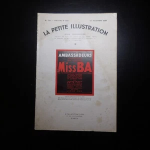 N25.156 La Petite Illustration 700 théâtre 1934 Miss Ba Rudolf Besier 5 actes - Imagen 1 de 21
