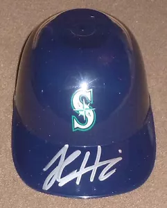 JOHN HICKS SIGNED SEATTLE MARINERS MINI BASEBALL HELMET - Picture 1 of 1