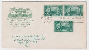TurtlesTradingPost- Roosevelt Memorial 1946 FDC #930 Farnam Cachet - Picture 1 of 1