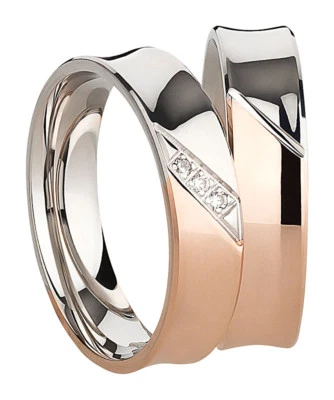 Ring Freundschaftsringe Partnerringe Verlobungsringe Ehering Silber 925 Gravur - Bild 1 von 4