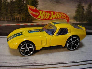 2009 Hot Wheels #184 Mystery Cars SHELBY COBRA DAYTONA COUPE ☀yellow;blue☀loose - Picture 1 of 3