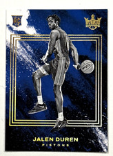 2022-23 PANINI COURT KINGS JALEN DUREN ROOKIE CARD RC DETROIT PISTONS