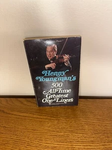Henny Youngman's 500 All-Time Greatest One-Liners PB (1982) signed autographed - Imagen 1 de 4
