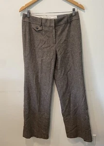 NWT Ann Taylor Trouser Leg Slacks Size 6 Modern Fit Grey - Picture 1 of 4