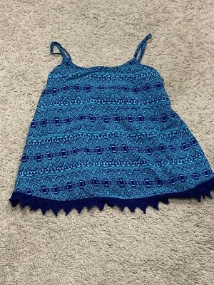 Mossimo Womens Sleeveless Shirt Size XS Multicolor Print Flowy Adjustable Straps - Image 1 of 4