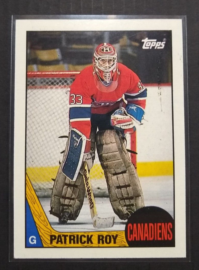1987-88 Topps Patrick Roy #163 Canadiens