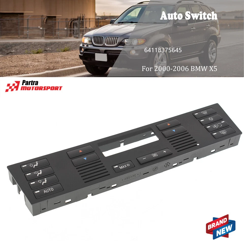 For BMW X5 540i 528i M5 525i 530i  A/C Climate Control Button Set 64118375645 - Изображение 1 из 4