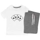 'Aces Playing Cards' Kids Nightwear / Pyjama Set (KP029989)