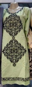 Ladies Bollywood Indian Pakistani Kurti with Full embroidery With Stone Beads - Picture 1 of 1