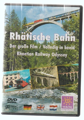Rhatische Bahn ~ Rhaetian Railway Odyssey (DVD) Van Den Burg ~ Swiss Railway DVD - Image 1 of 3
