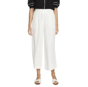 1.State Women’s Crepe Wide Leg Pull On Dress Pants Ivory Large L NWT 5686 - Picture 1 of 9