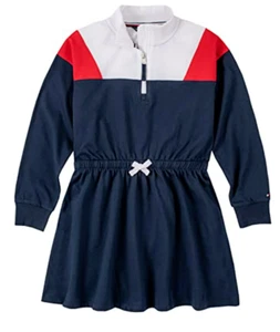 Tommy Hilfiger girls Tommy Hilfiger Girls’ Sweatshirt Dress Casual XL Dress NWT - Picture 1 of 4