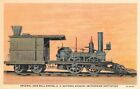 Postcard Washington DC Smithsonian John Bull Engine Train 1934 Vintage PC G5189