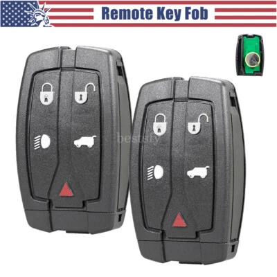 2 para Land Rover 2008-2012 LR2 mando a distancia llavero coche entrada sin llave inteligente NT8-TX9 Foto 1 de 4