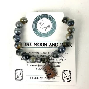 T Jazelle Bracelet To The Moon & Back Sterling Silver TJ 925 With Box - Picture 1 of 12